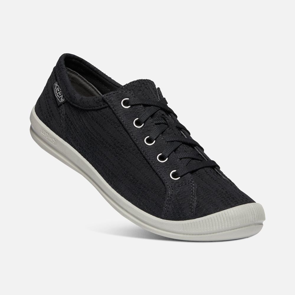 Espadrille Keen Femme Noir | Lorelai Hemp Sneaker | QARHD-5173